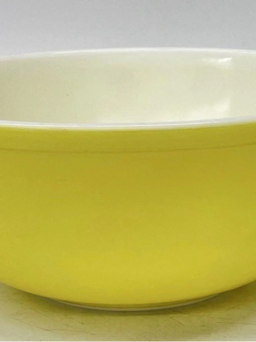Vintage Pyrex Yellow Mixing Bowl 404